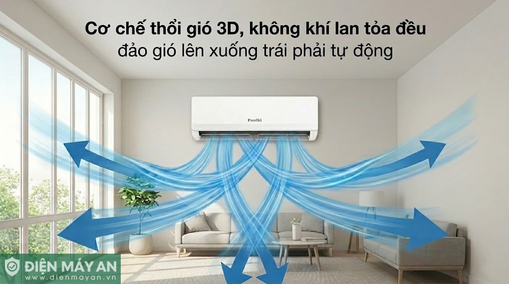 Điều hòa Funiki Inverter 18000 BTU 1 chiều HIC18TMM-6